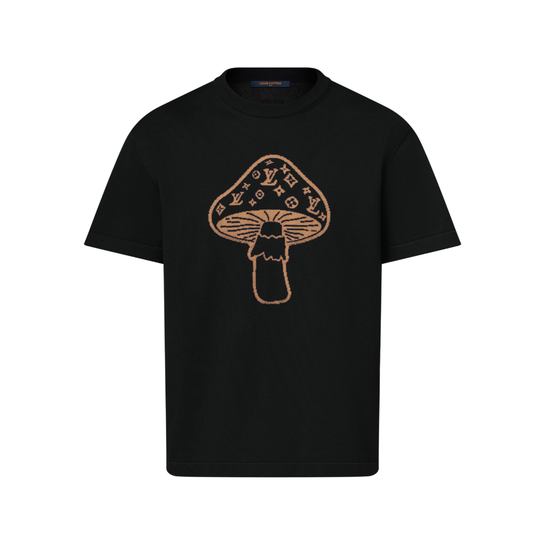 Short-Sleeved Intarsia Crewneck - Ready-to-Wear | LOUIS VUITTON